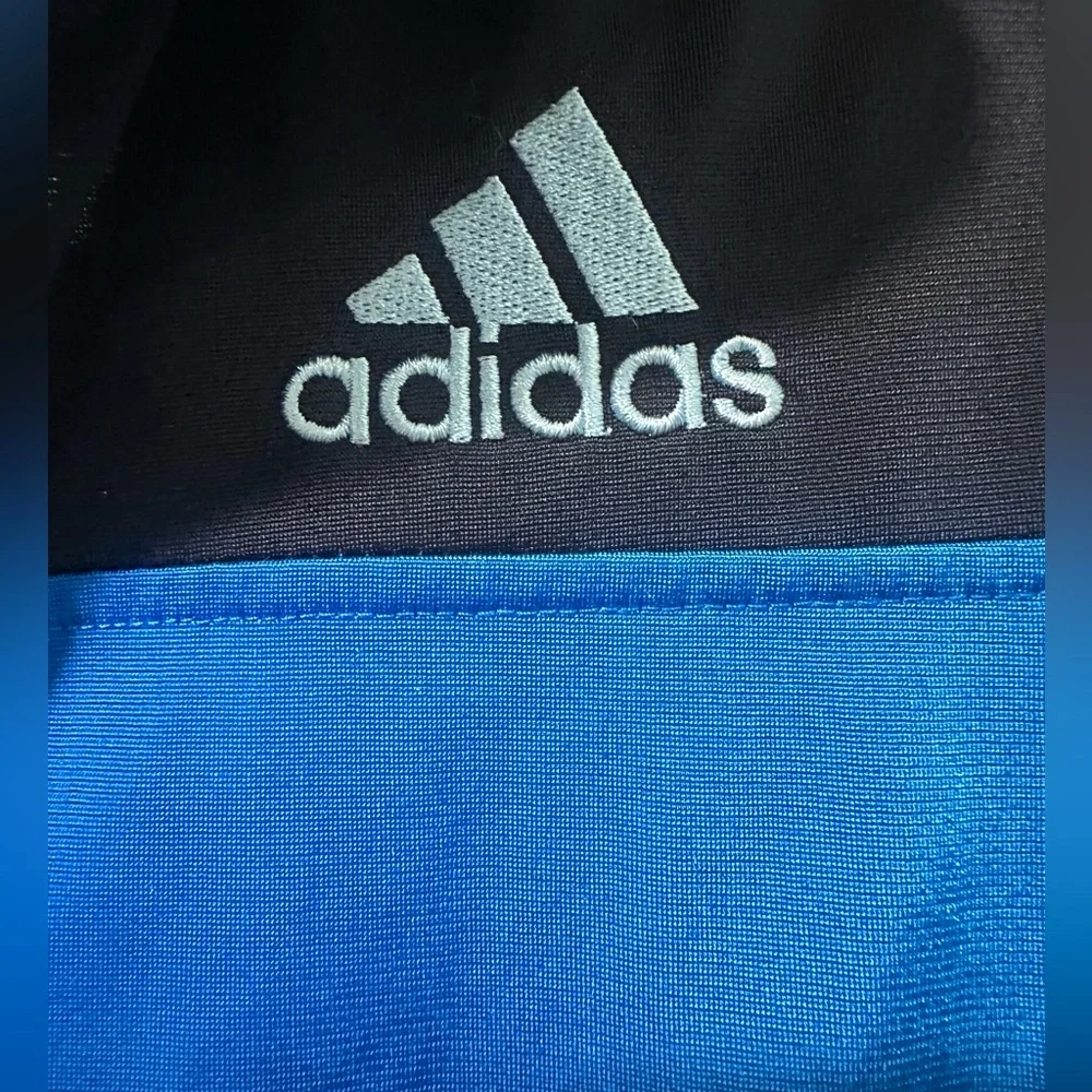 NWT Adidas Allday Blue Tricolor Track Jacket Size Small Men’s/Unisex - Picture 3 of 5